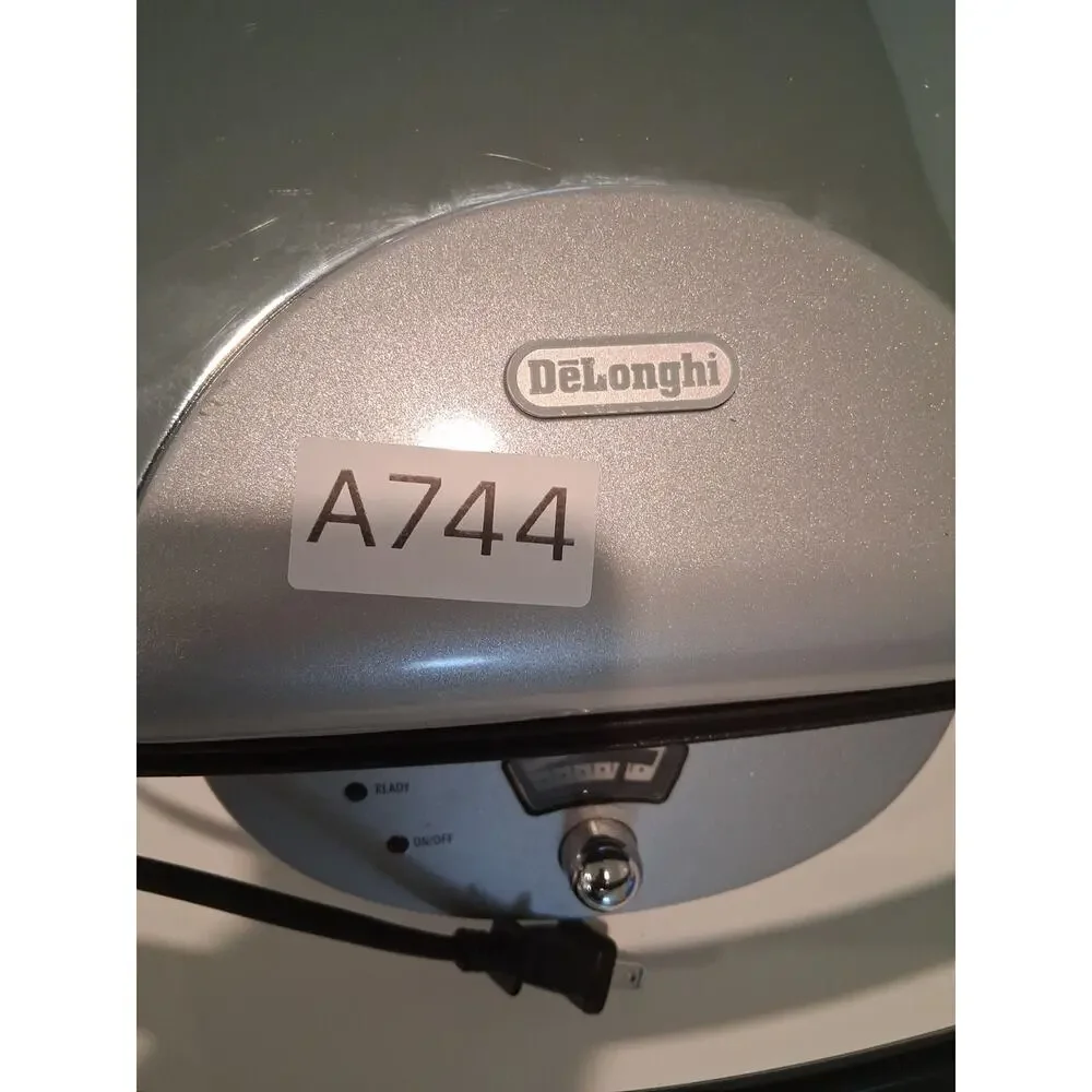 DeLonghi CGH800 Retro Contact Grill Panini Press Stainless Steel Slightly